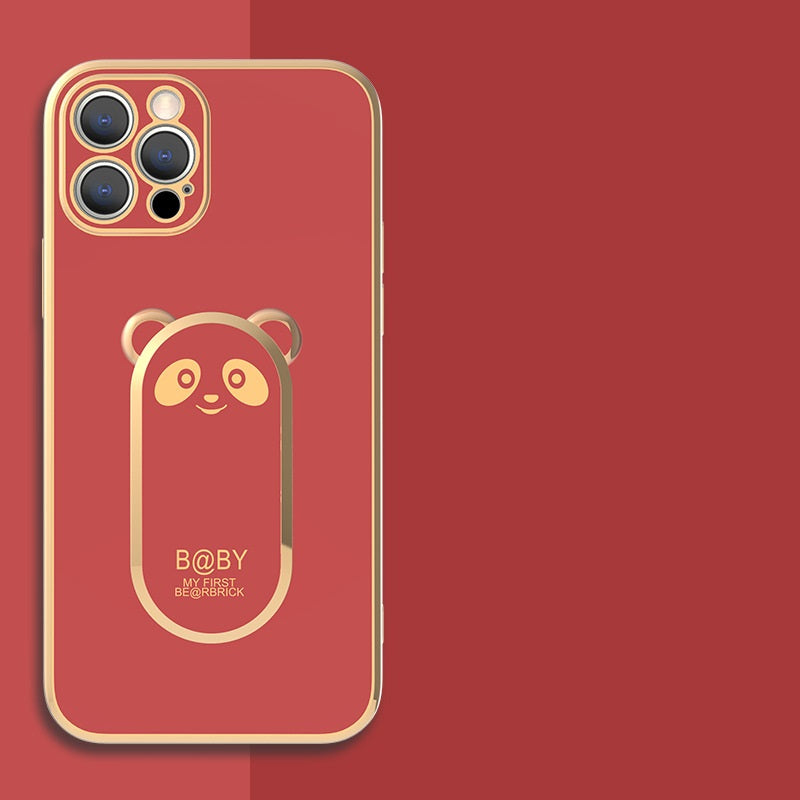 iPhone case- Panda Magnetic Ring Holder Phone Case Cover iPhone case- Panda Magnetic Ring Holder Phone Case Cover